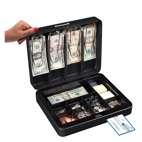 steel money saving box|honeywell deluxe steel box.